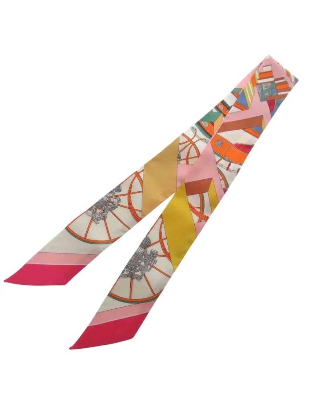 Hermes Twilly Spring Scarf Silk Multicolor